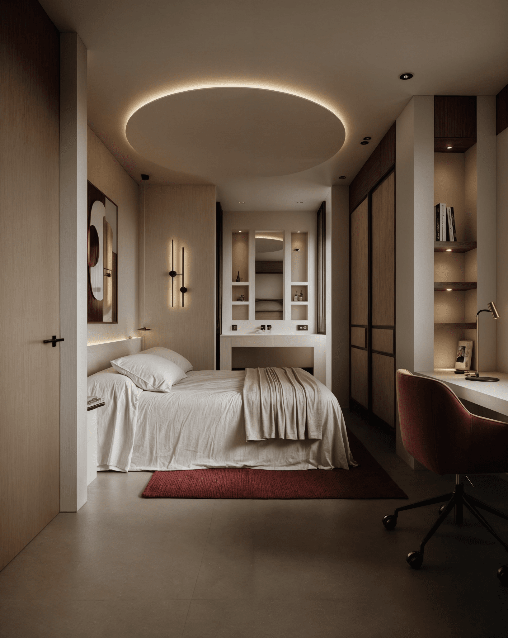 1 enhanced | About Bedroom hotel suite_Architect and Interior Designer in Spain