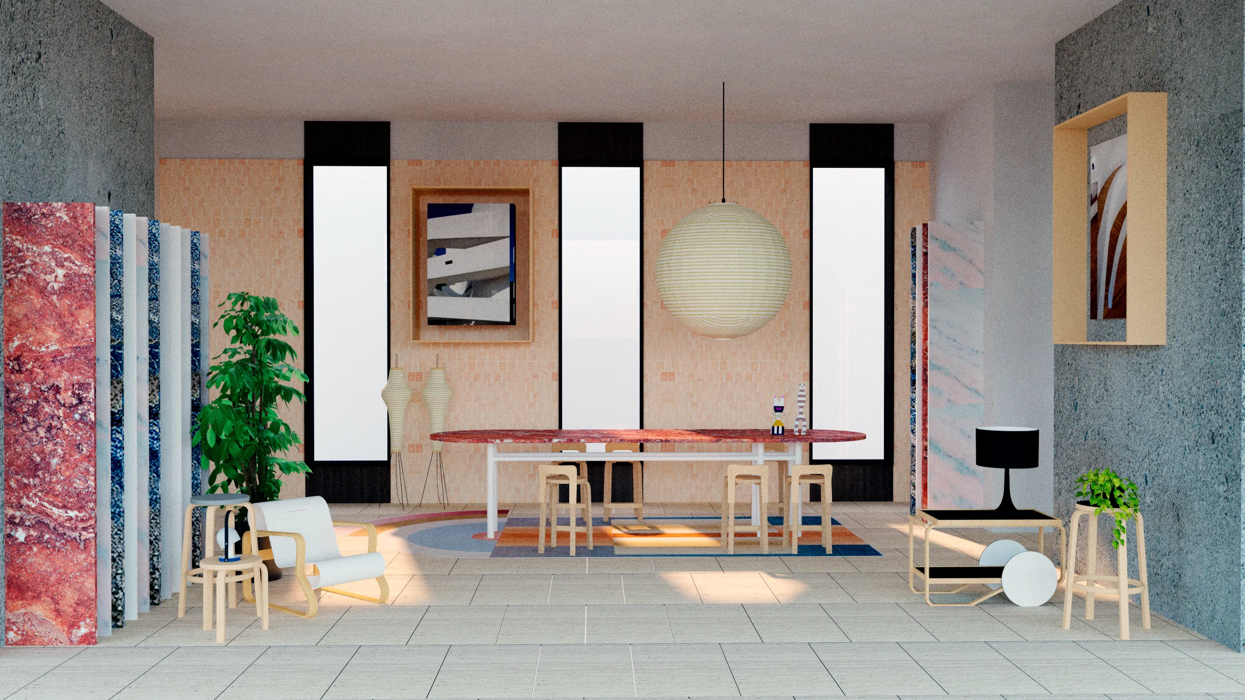 Cosentino showroom proposal_Architect and Interior Designer in Spain