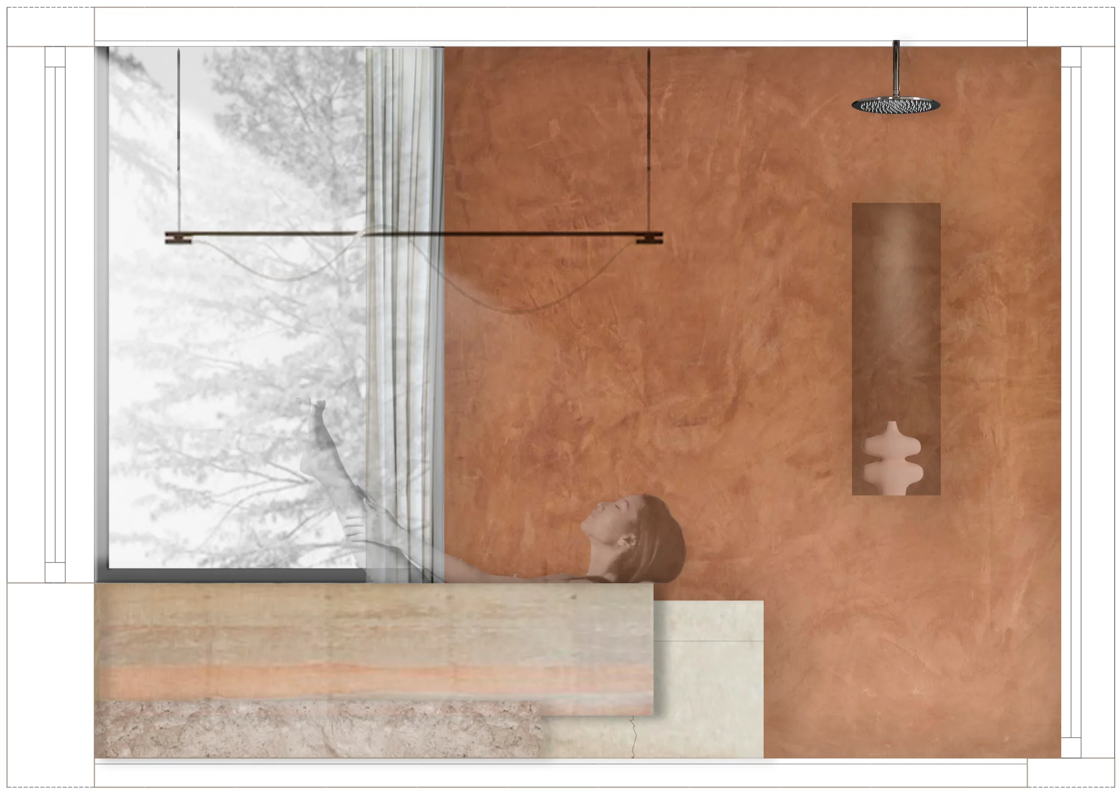 Luxury Villa Bathroom Ibiza_Residential Interior Design_Architect and Interior Designer in Spain